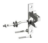 Birkdale Pre Pack Galvanized Self Locking Heavy Auto Gate Catch With Striker and Fixings