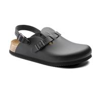Birkenstock 1018226-39 Kay Superlauf Women's Clogs, WB, Natural Leather, Black, Regular, Size UK 5.5 (EU 39), Clog Sandals Slippers, Mules, Low Shoes, Instep Straps