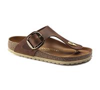 Birkenstock 1018745 Gizeh Big Buckle cognac, Oiled Leather Women Cognac UK 7.5