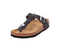 Birkenstock 1021349 Gizeh Braided black, Oiled Leather Women Black UK 5