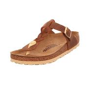 Birkenstock 1021355 Gizeh Braided cognac, Oiled Leather Women Cognac UK 7