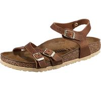 Birkenstock Kumba Tan Leather Womens Comfortable Sandals 102148911 in a Plain Leather in Size 39