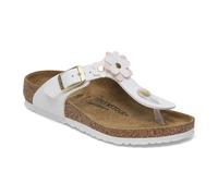 Birkenstock 1029532 Gizeh Flow Kids Sandals White Narrow Fit, White, 2 UK