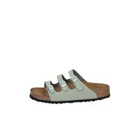 Birkenstock 1030319 Florida Fresh Pure Sage Leather Triple Buckle Sandal, Sage, 4.5 UK