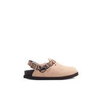 BIRKENSTOCK 1774 Tokio II snake-effect mules - Neutrals 36
