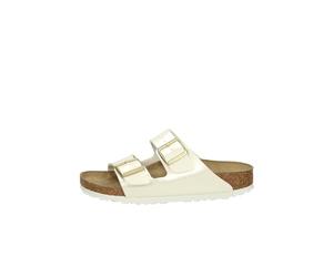 Birkenstock Arizona 1029456 Girl's White Slippers, White, 39