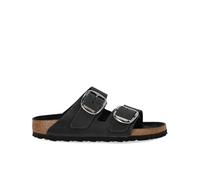 Women's mules Birkenstock Arizona Big Buckle Natural Leather Oiled Noir 40 Étroit