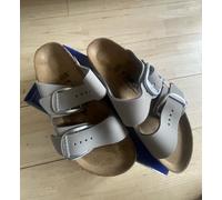 Birkenstock Arizona Big Buckle Dove Gray - UK 7 / EU 40 Narrow Fit (NEW)