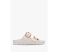 BIRKENSTOCK Arizona Big Buckle EVA Eggshell Two Bar Mules Size: 37, Co