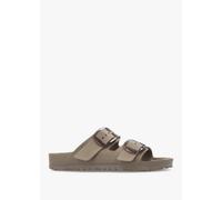BIRKENSTOCK Arizona Big Buckle EVA Gray Taupe Two Bar Mules Size: 38,