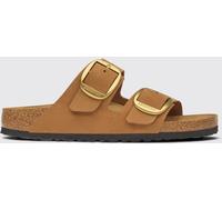 Birkenstock Arizona Big Buckle Nubuck Flat Sandals with Double Buckle - Size: 41 - female