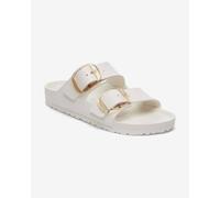 BIRKENSTOCK Arizona Big Buckle EVA Eggshell Two Bar Mules Size: 37, Co