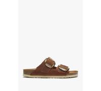 BIRKENSTOCK Arizona Big Buckle Tan Mules Size: 36, Colour: Tan Leather