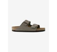 Birkenstock Arizona Birko Flor Nubuck Stone Sandals EU 42 Regular