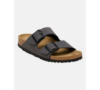 Birkenstock Arizona Birkibuc Womens Sandals - Velvet Gray/Black - Velvet Grey/Black - UK4.5 EU37 Narrow