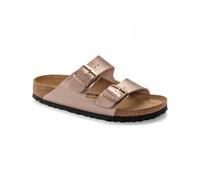 Birkenstock Arizona Birko-Flor Metallic Womens Sandals - Copper - Copper - UK5 EU38 Narrow