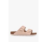 BIRKENSTOCK Arizona Birko-Flor New Beige Two Bar Mules Size: 39, Colou