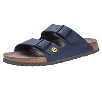 BIRKENSTOCK Arizona Birko-Flor Unisex Adult Work Shoes Arizona Antistatic Birko-Flor Black Size 36 - Narrow Footbed, blue, 8 UK