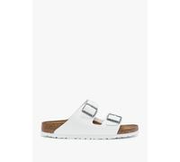 BIRKENSTOCK Arizona Birko-Flor White Two Bar Mules Size: 37, Colour: W