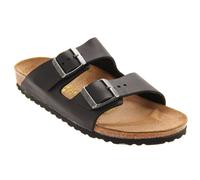 Birkenstock Arizona Black Mens Leather Slip On Open Back Sandals