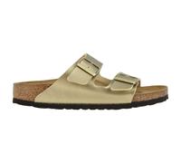Birkenstock Arizona BS Birko-Flor Unisex Slides Sandals - Gold - Size:UK 5.5