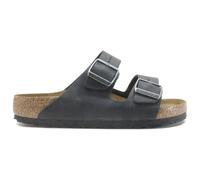 Birkenstock Arizona BS Soft Footbed Oiled Leather Unisex Slides Sandals - Black - Size:UK 5.5