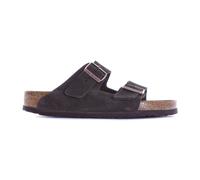 Birkenstock Arizona BS Suede Leather Unisex Slides Sandals - Mocca - Size:UK 9.5