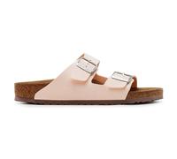Birkenstock Arizona BS Vegan Birko-Flor Nubuck Unisex Slides Sandals - Light Rose - Size:UK 9