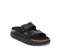 Birkenstock Arizona Chunky Birko-Flor Sandals, Black, Size 4, Women Black