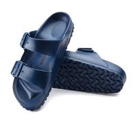 BIRKENSTOCK ARIZONA EVA DOUBLE BUCKLE WOMEN'S SLIPPERS NAVY BLUE