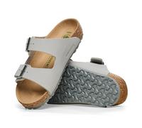 Birkenstock Arizona, Kids Stone Grey Sandals, UK 11.5, Adjustable Straps, Cork Footbed