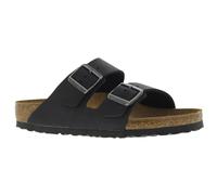Birkenstock Arizona Leather Women's Slides Sandals - Black - Size:UK 5