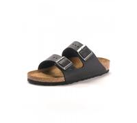 Birkenstock Women's Arizona Oiled Leather Double Strap Sandals - Black - EU 39/UK 5.5