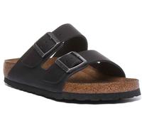 Birkenstock Arizona Oil Leather Unisex Footbed Womens Sandal In BlackUK 3 - 8