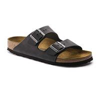 Birkenstock Arizona Oiled Leather Sandals,Black Oiled, Black Oiled Leather, 36 Narrow