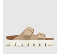 BIRKENSTOCK Arizona Papillio Chunky Sandals in Natural UK 4 (EU 37)