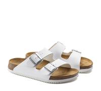 BIRKENSTOCK ARIZONA PROF SL WHITE MEDIUM/NARROW WIDTH PROFESSIONAL WORK SANDALS