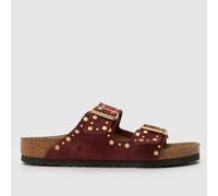 BIRKENSTOCK Arizona Rivet Sandals in Burgundy UK 6 (EU 39)