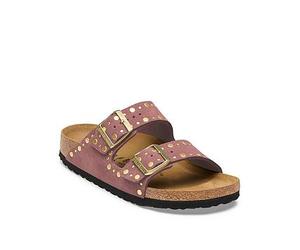 Birkenstock Arizona Rivets Suede Sandals, Purple, Size 8, Women Purple