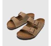 Birkenstock Mens Arizona Sandals - Taupe Leather - Size UK 7.5