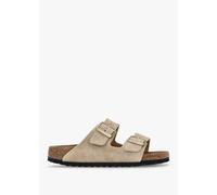 BIRKENSTOCK Arizona Sandcastle Suede Two Bar Mules Size: 38, Colour: B