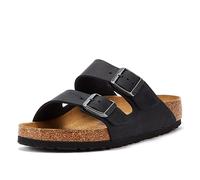 Birkenstock Arizona SFB Unisex Sandals - Black Faux Leather - Size EU 43