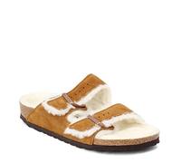 Birkenstock Arizona Shearling Mink Beige Unisex Sandals 41 (US Women's 10-10.5)