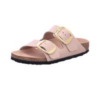 BIRKENSTOCK Arizona Taupe Suede Two Bar Mules Size: 42, Colour: Taupe