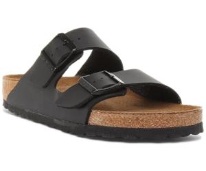 Birkenstock Arizona Soft Footbed Sandals, Black, 44 EU (9.5 UK)