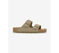 Birkenstock Arizona Suede Leather Sandals Greenish Beige Brown - 40