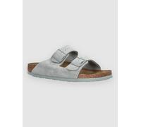 Sandals Birkenstock Arizona Suede Leather Beige 39 Étroit