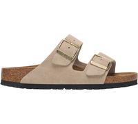 Suede leather sliders Birkenstock Arizona Beige 41 Étroit