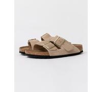 Birkenstock Arizona Suede Leather Womens Sandals - Sandcastle - Sandcastle - UK5 EU38 Narrow