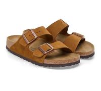 Sandals Birkenstock Arizona Suede Leather Brown 36